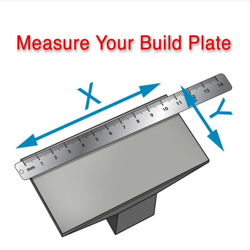 ENERGETIC Resin Build Plate Magnetic Sheet 224x129mm 3D Printer Resin Flex Plate for Elegoo Saturn 2 8K