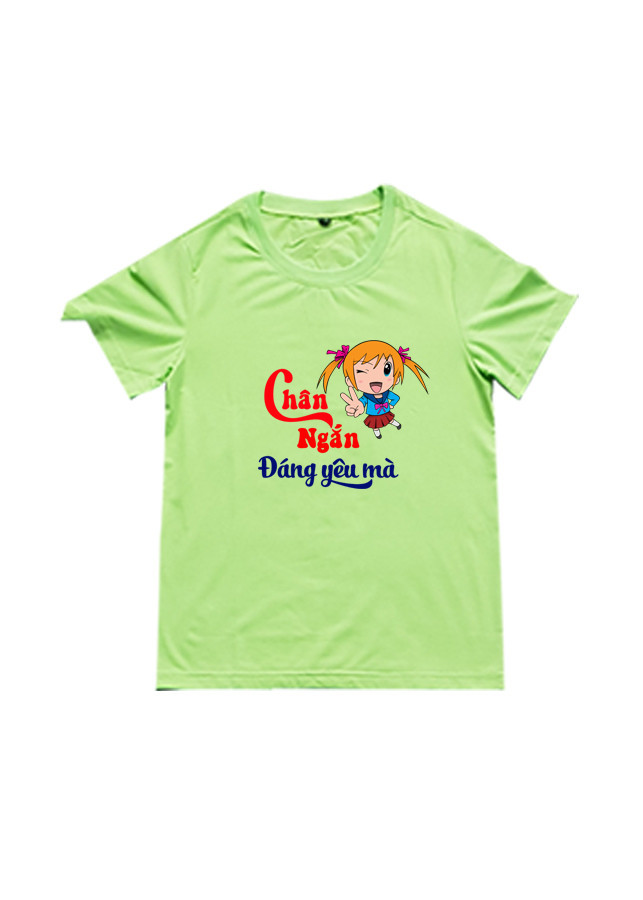 Áo Thun Nữ Họa Tiết Chân Ngắn
