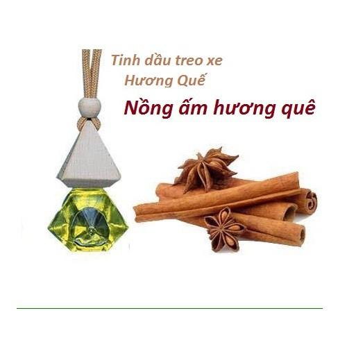 Tinh dầu treo xe, treo phòng Hương Quế tặng 1 lọ tinh dầu 10ml