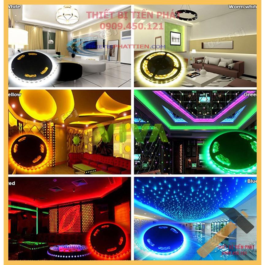 Đèn Led Dây Dán 5050 Cuộn 5m Nguồn 12V Đủ Các Màu