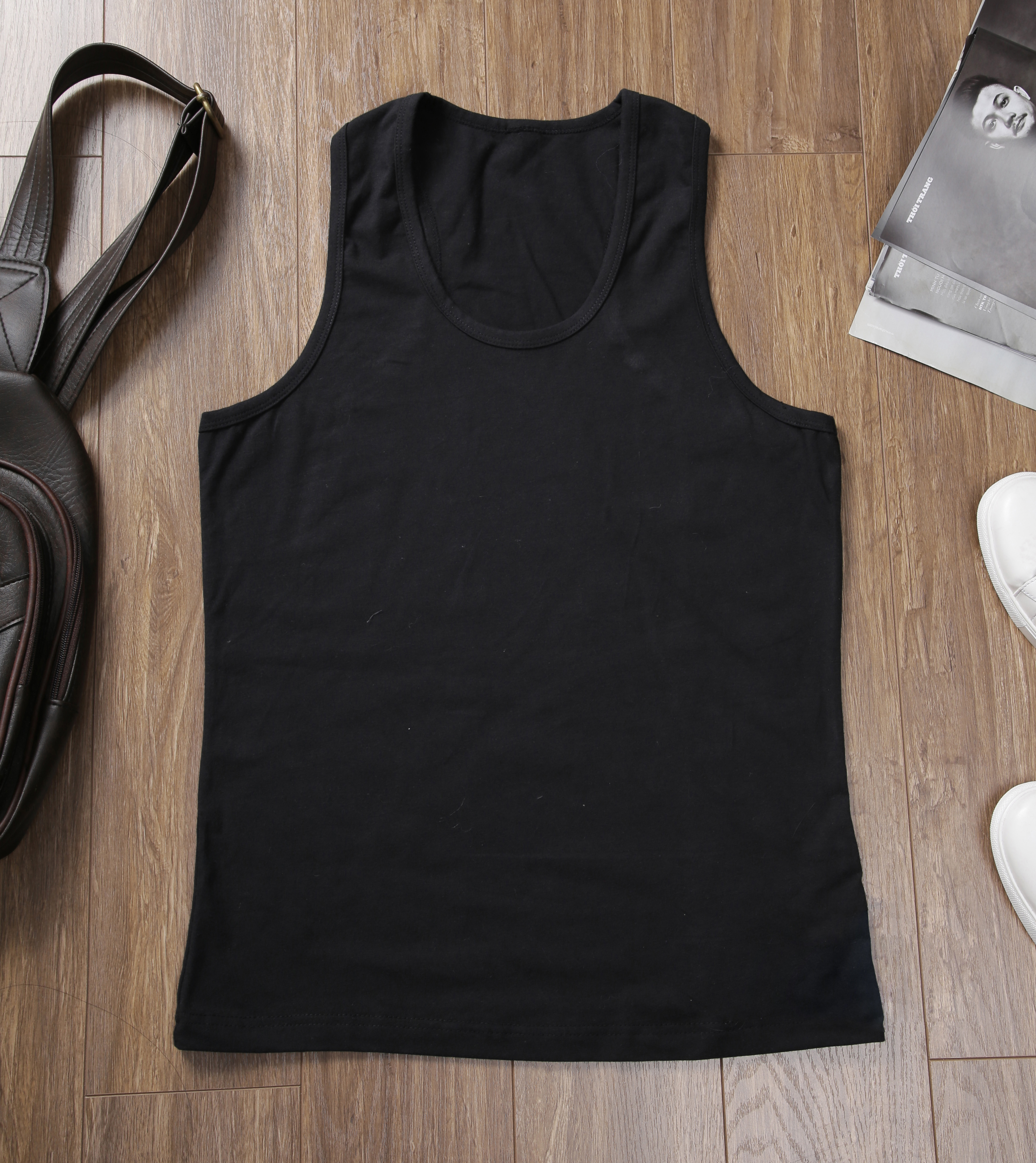 Combo 3 áo ba lỗ cotton 3 màu