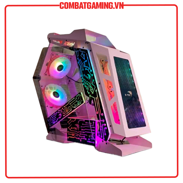 Case VSP Esport Rog ES8 Gaming Pink - White - Hàng Chính Hãng