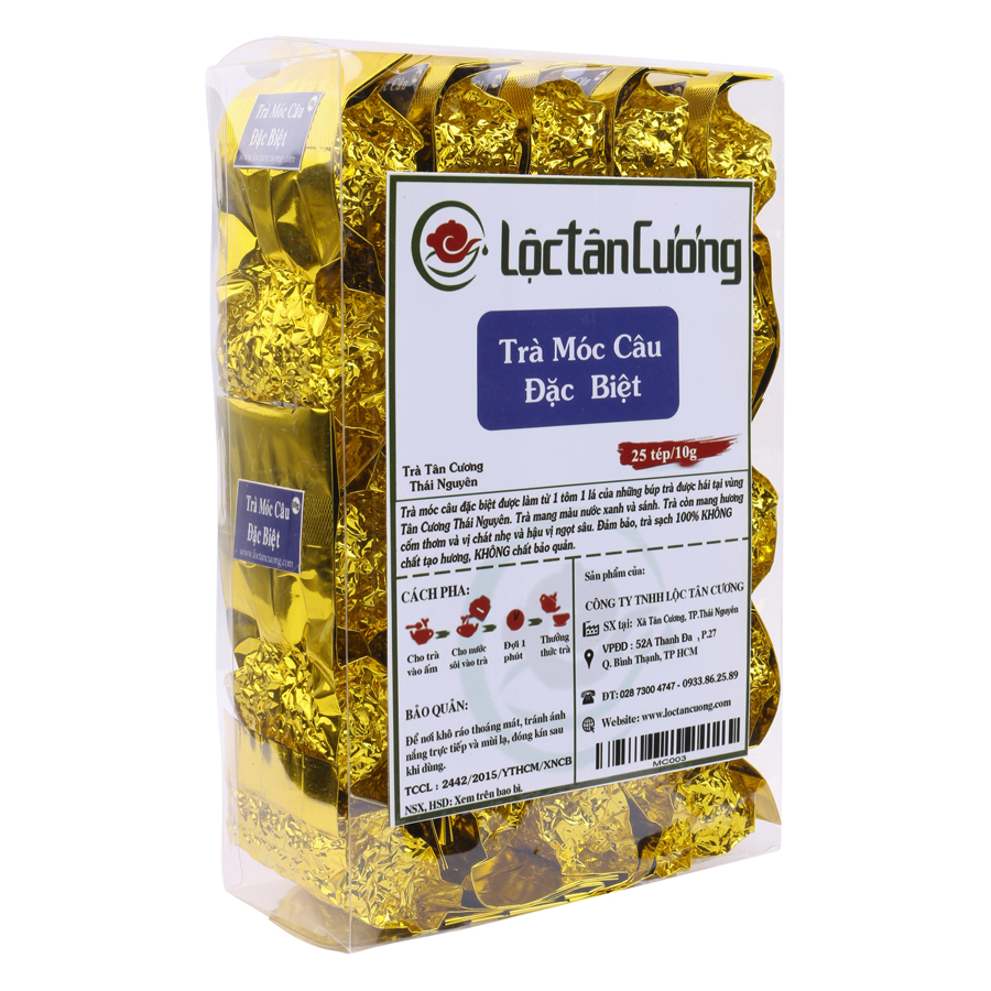 Đặc Sản Thái Nguyên - Hộp Trà Móc Câu Đặc Biệt Lộc Tân Cương - Trà Thái Nguyên
