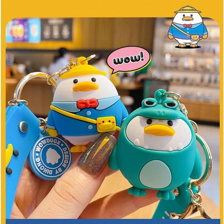 Móc khóa vịt WOWDUCK siêu ngố siêu ngầu CAO CẤP