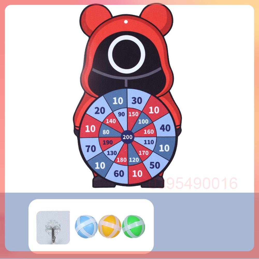 Bảng ném bóng phi tiêu SQUID GAME tròn vuông tam giác giúp bé tăng EQ vận động tay chân vui vẻ bên cha mẹ và bạn bè...