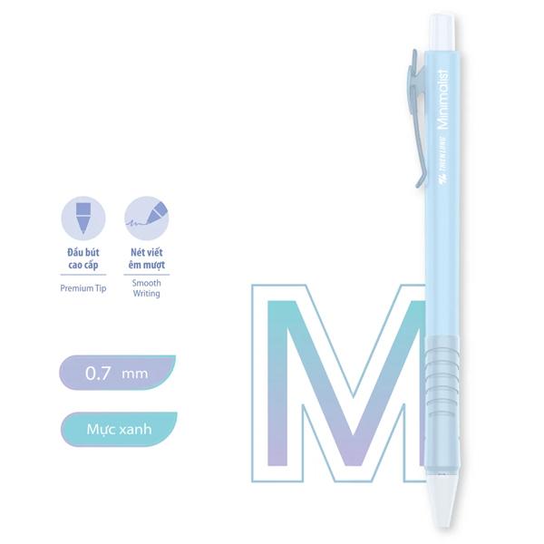 Bút Gel B - Minimalist Butter 0.7 mm - Thiên Long GELB-025 - Mực Xanh