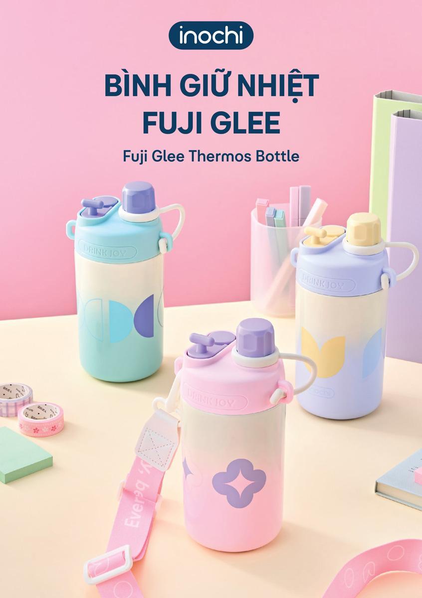 Bình Giữ Nhiệt Fuji Glee 580 ml - Inochi KNK.BFGE.0580 - Màu Hồng, Xanh Tím, Xanh Mint, Hồng Tím