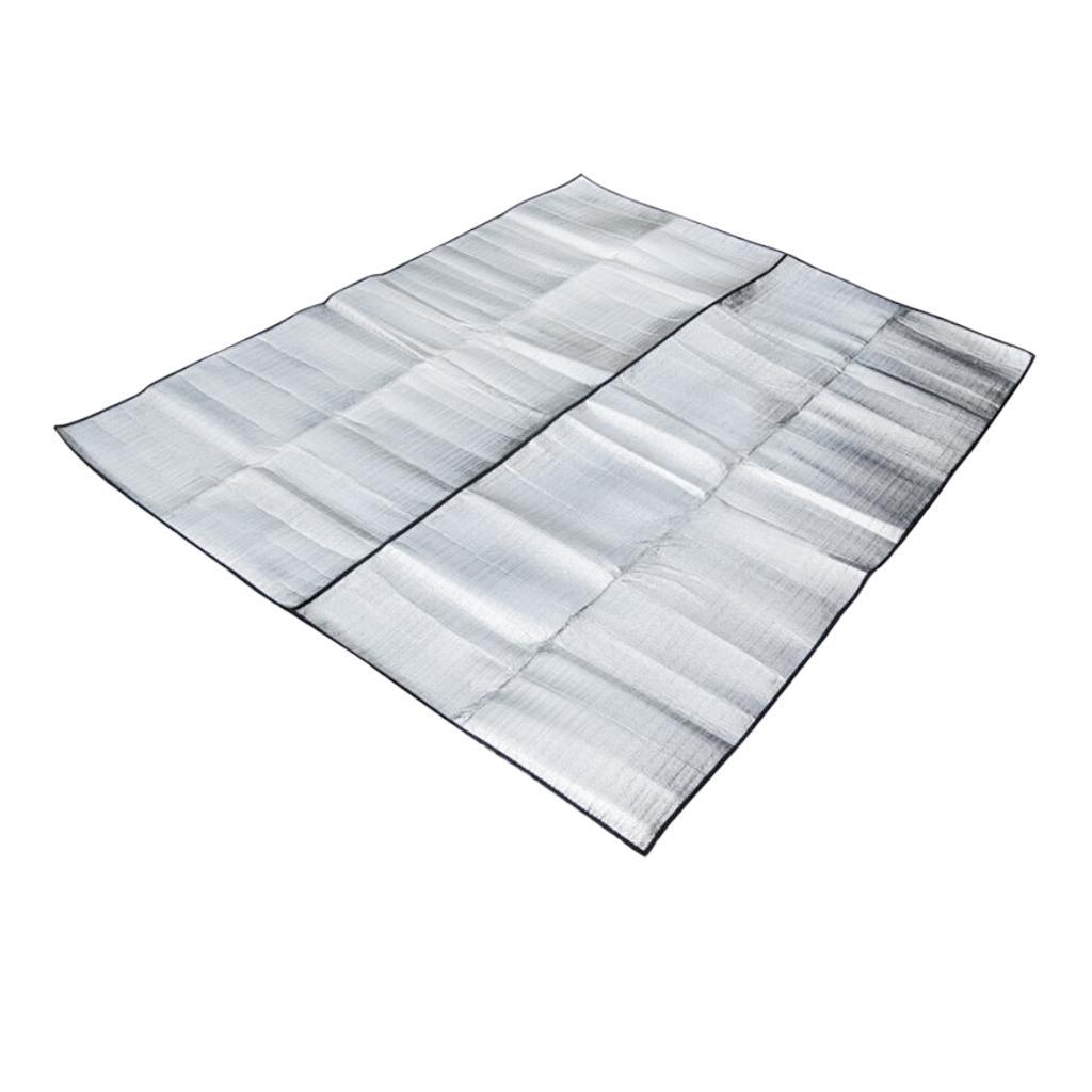Aluminum Foil Foldable Waterproof Camping Blanket Picnic Beach Mat