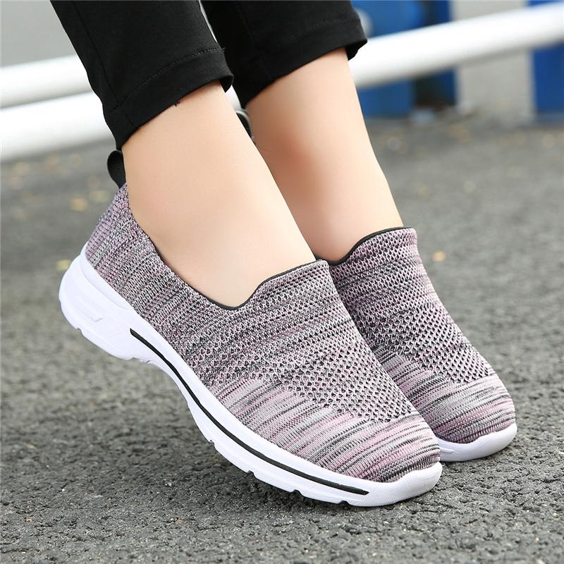 Giày Sneaker Thể Thao Đế Mềm Cho Nữ