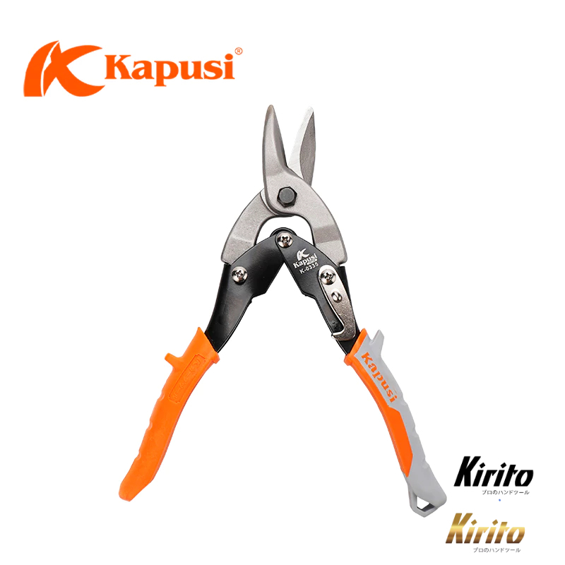 Kéo cắt thạch cao mũi thẳng Kapusi Nhật Bản 10 inch (25cm), thép CR-V