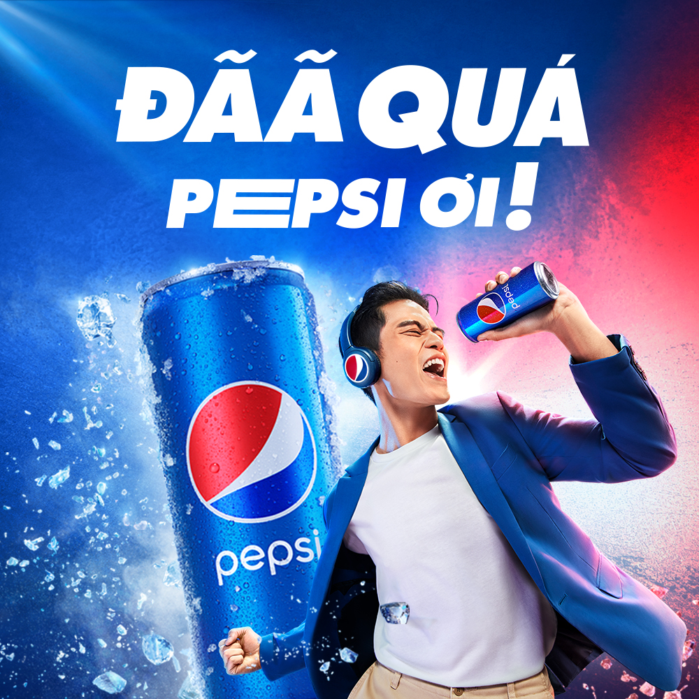 Thùng 24 Lon Nước Ngọt Có Gaz Pepsi lon xanh (320ml/lon)