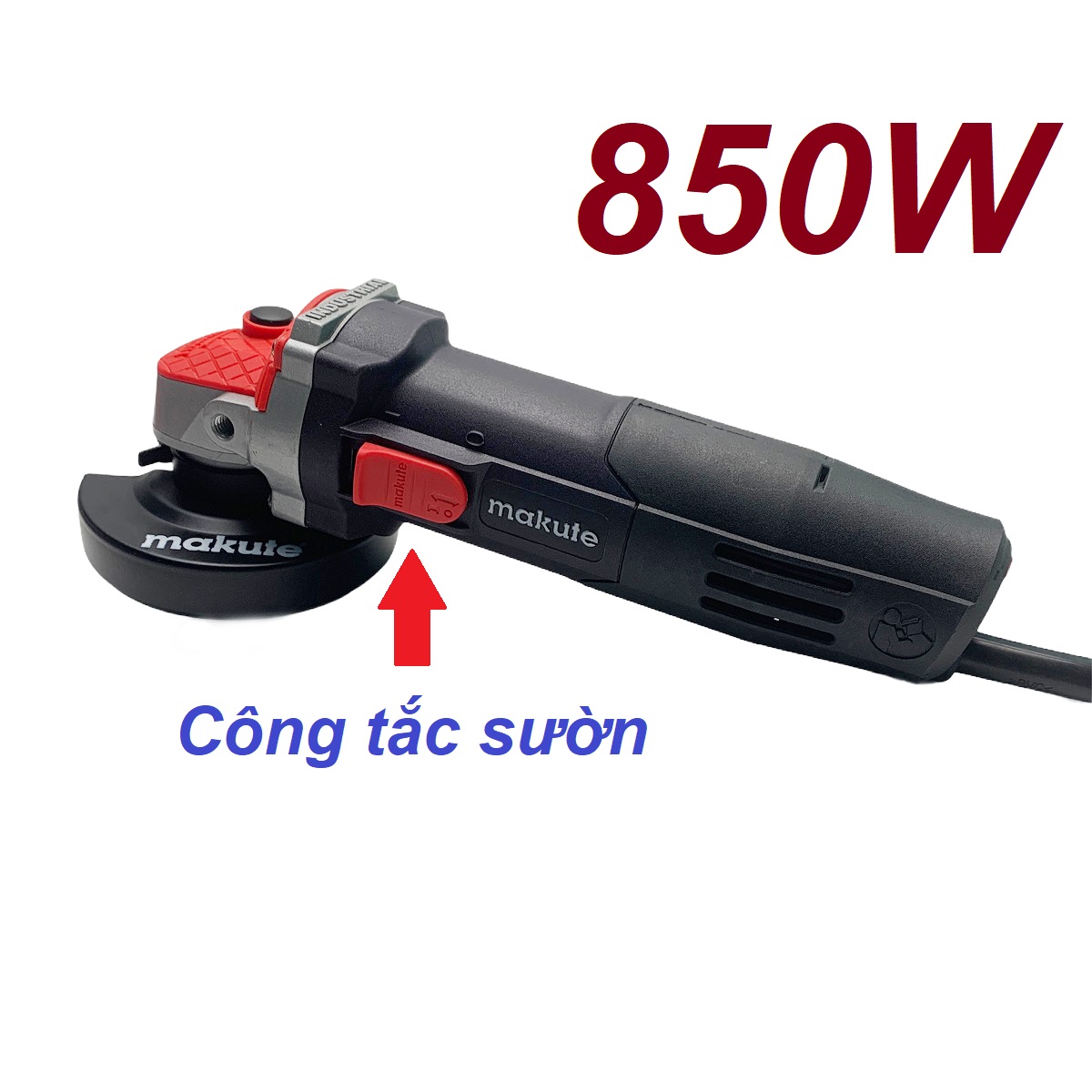 Máy Mài Có Áp Điều Chỉnh 6 Tốc Độ Makute AG0126-SV 850W (Công Tắc sườn)