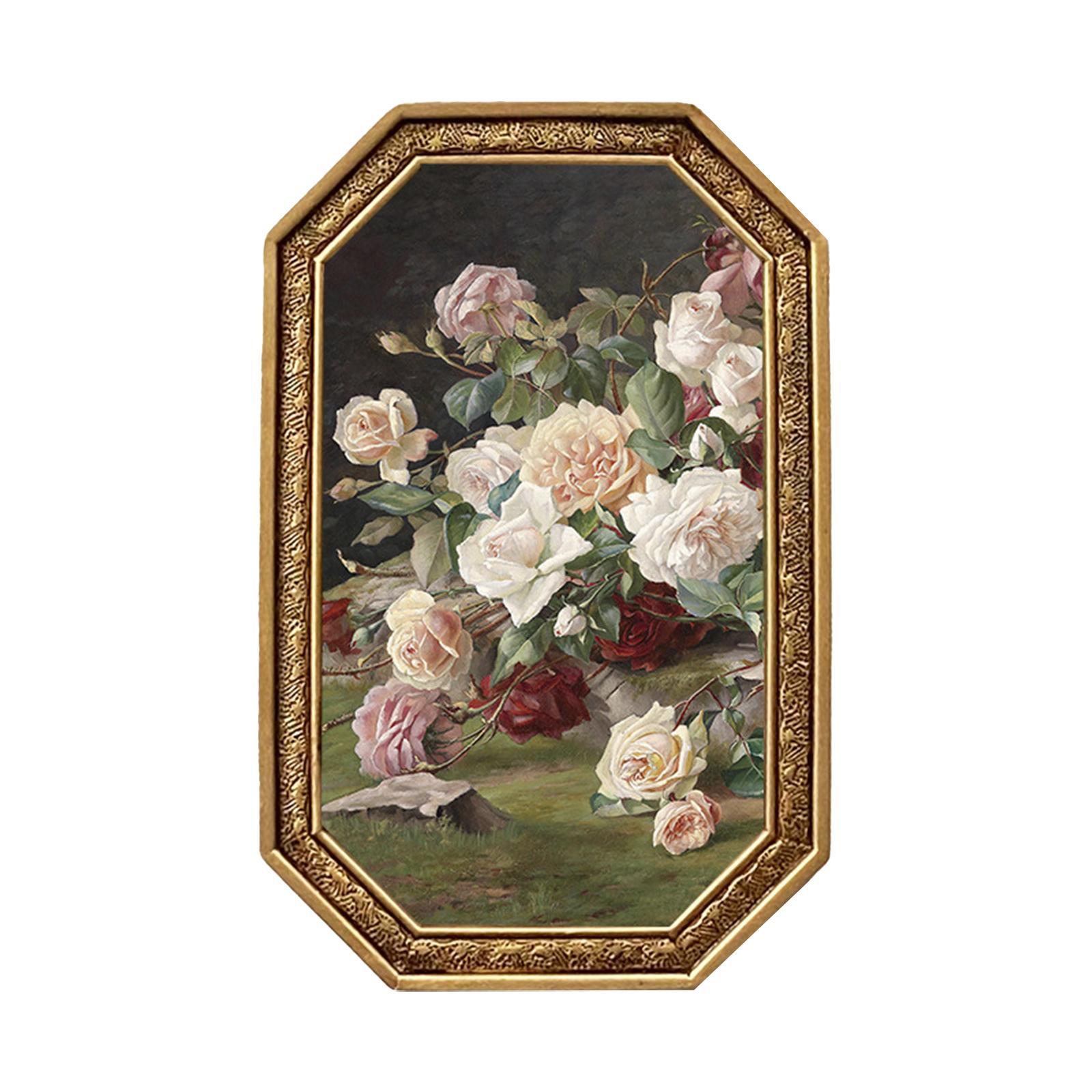 Photo Frame Vintage Style Ornate Picture Frame for Wedding Home Office Decor