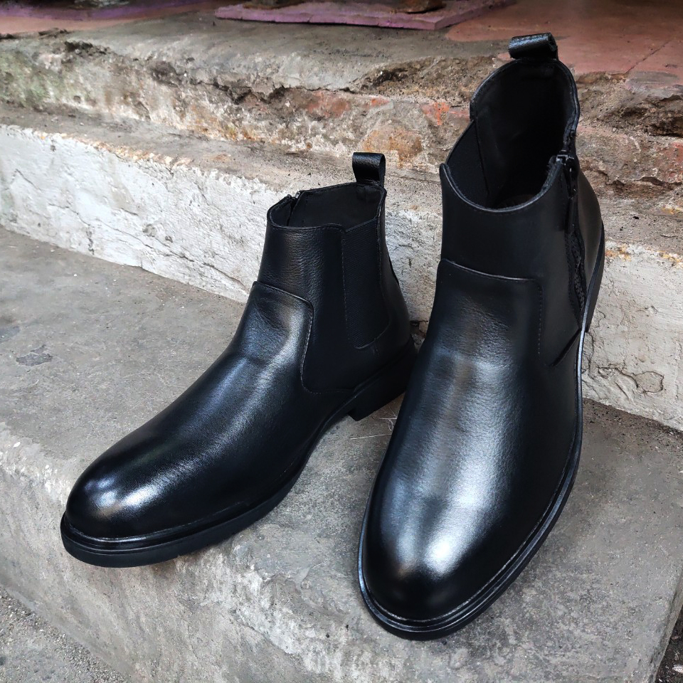 Chelsea boot da bò thật nguyên tấm thật 100%  2H - 19