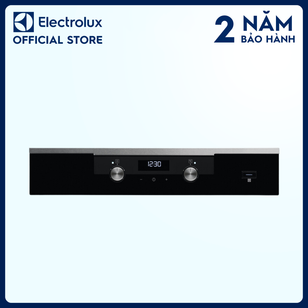 Lò nướng âm tủ Electrolux 60cm UltimateTaste 500 dung tích 71L KODEC75X, Công nghệ nướng hơi nước, Cửa kính 3 lớp cách nhiệt [Hàng chính hãng]