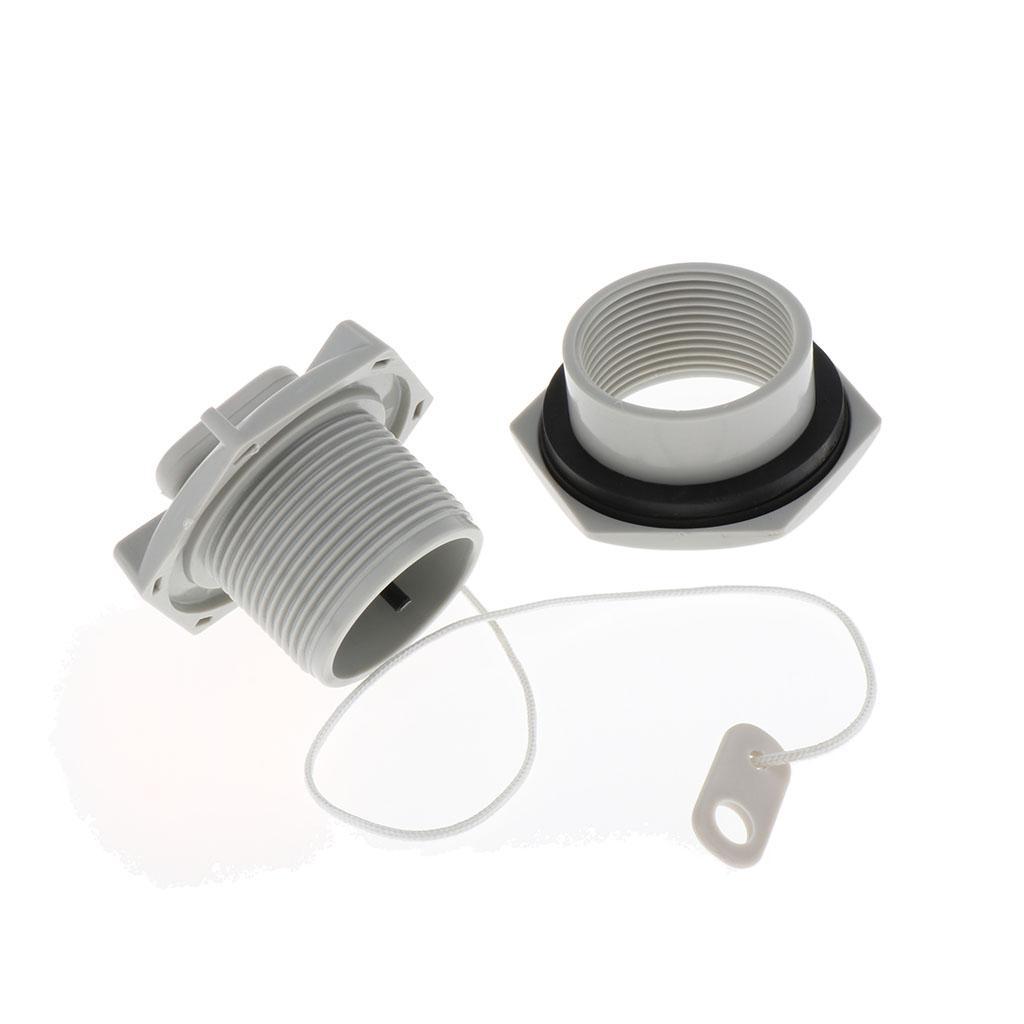 3x Universal Inflatable Boat Air  Adapter Replacement with Pull Cord Paddle