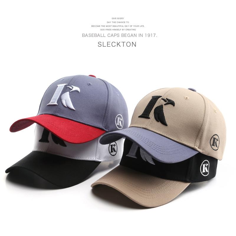 Mũ bóng chày Sleckton cho nam và nữ Thư thời trang Mũ mặt trời Cotton Snapback Mũ bảo vệ nắng ngoài trời Mũ thể thao Color: Blue Size: Adjustable