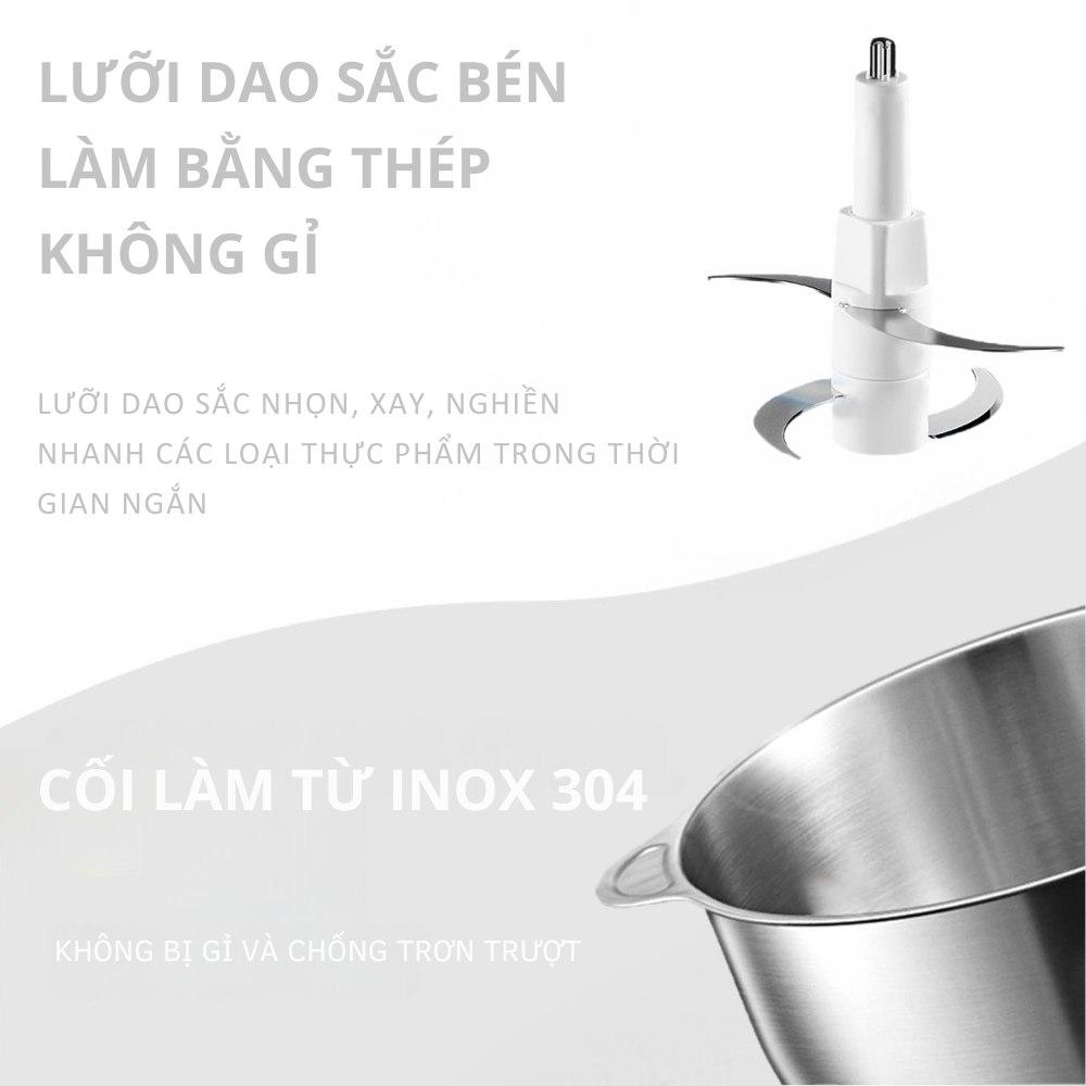 Máy xay thịt đa năng SOKANY SK-7011 Công suất cao 800W, dung tích lớn 3L, xay nhuyễn mọi thực phẩm - HÀNG CHÍNH HÃNG - DELIYA