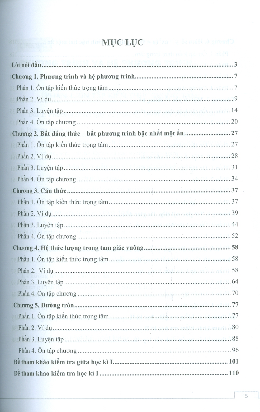 Tài Liệu Ôn Tập Toán 9  (Theo Chương Trình Giáo Dục Phổ Thông 2018)