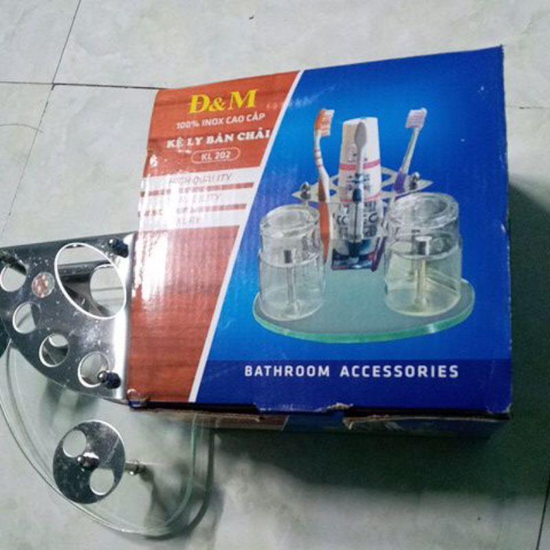 Kệ để cốc. bàn chải đánh răng