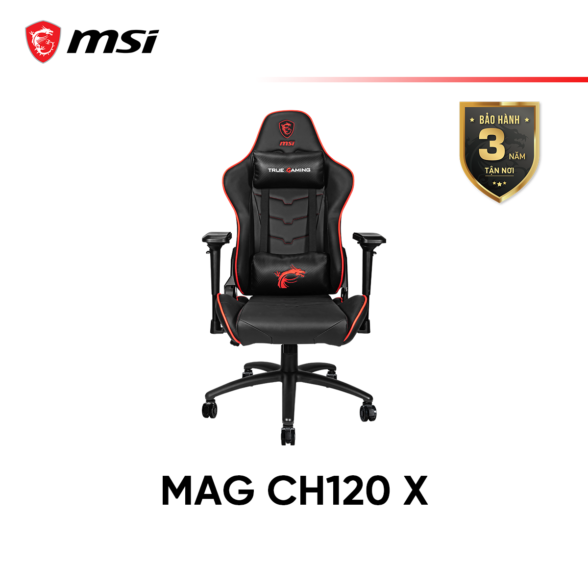 Ghế xoay gaming MSI MAG CH120 I - CH120 X - Hàng chính hãng