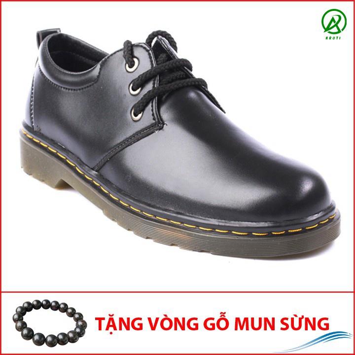 Giày Da Nam AROTI Dáng Boot Chất Da Đẹp Cao Cấp,Đế Khâu Chắc Chắn Form Mạnh Mẽ,Nam Tính Màu Nâu,Đen- Đủ size M353-D(GM)