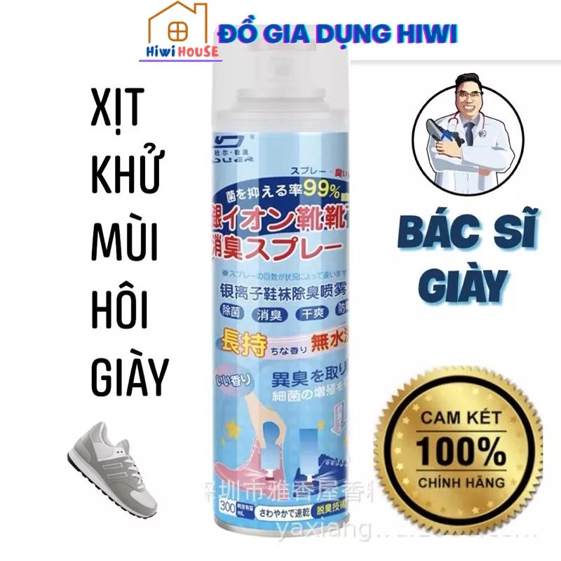 Chai Xịt khử mùi cho giày và tất, công nghệ nano bạc Khử mùi hiệu quả, diệt khuẩn 260ml