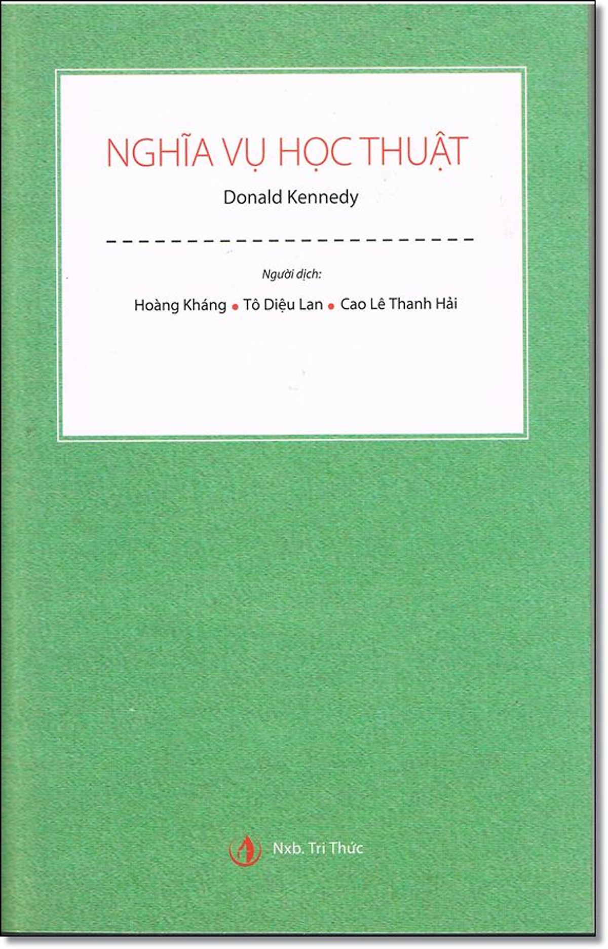 Nghĩa vụ học thuật - Donald Kenneydy