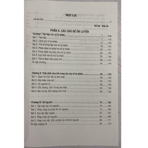 Sách – Củng cố và ôn luyện toán 6