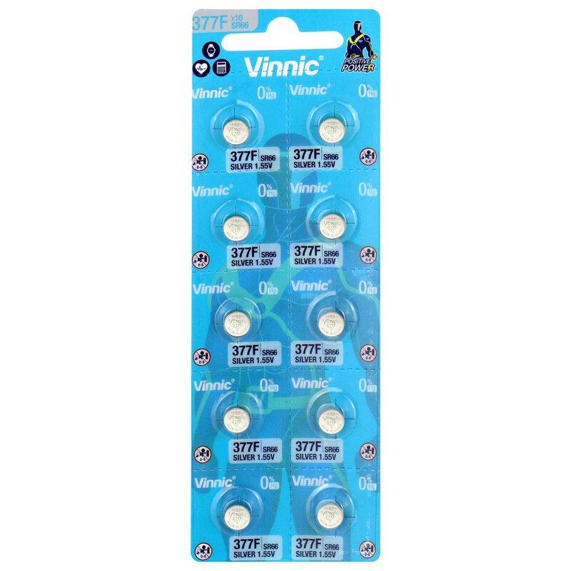 Pin đồng hồ oxit bạc Vinnic 377 / SR626SW / SR66 / 377F (Loại tốt - Giá theo số viên) - 1 Viên