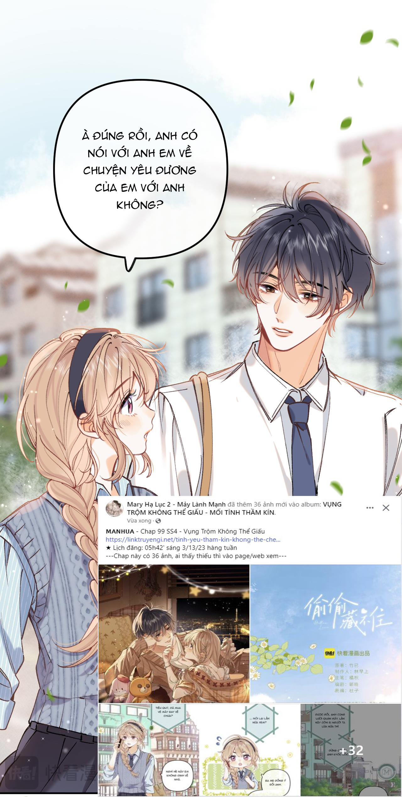 vụng trộm không thể giấu - mối tình thầm kín chapter 99.2 14