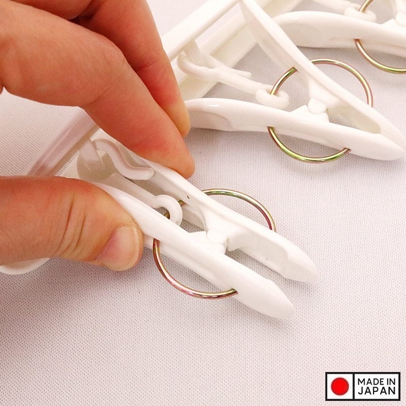 Móc phơi quần áo 8 kẹp Kokubo Ramo - Made in Japan