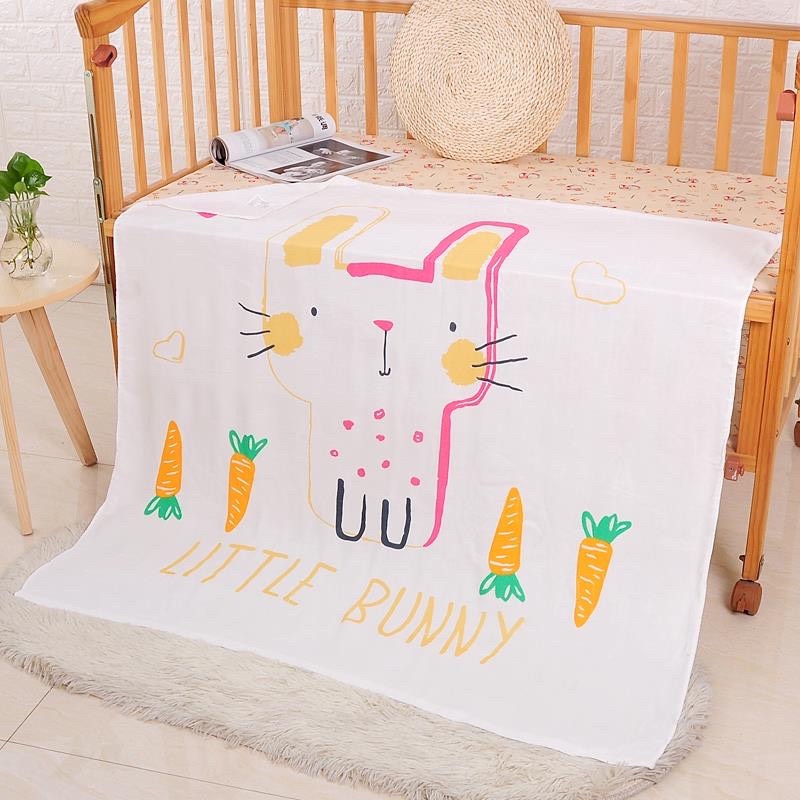 Chăn lụa sợi tre cao cấp siêu mềm mịn, thoáng khí, chăn mỏng bốn mùa cho bé