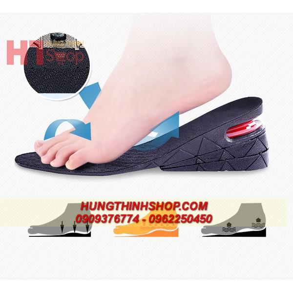 LÓT GIÀY TĂNG CHIỀU CAO CAO SU NGUYÊN BÀN 3 LỚP