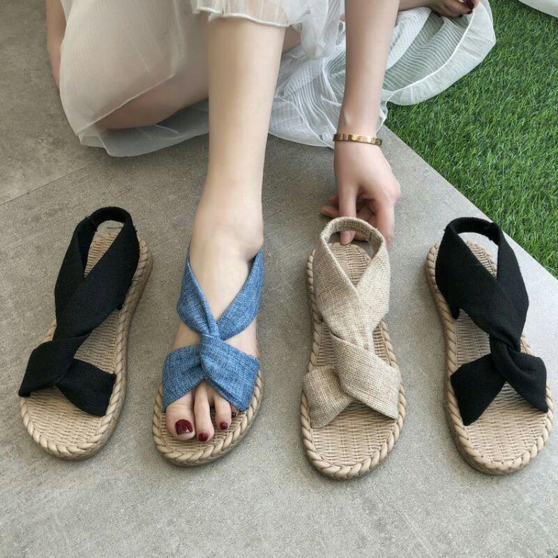 GIÀY SANDAL QUAI CHÉO VINTAGE SIÊU XINH