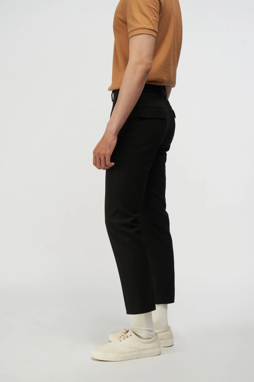 Quần tây nam ROUTINE Twill Texture form slim crop 10F21PFO007 | LASTORE MENSWEAR