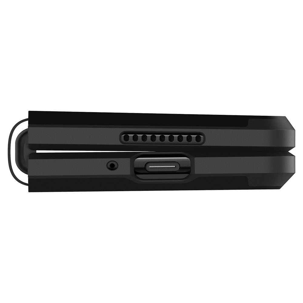 Ốp lưng Spigen Tough Armor Black cho Samsung Galaxy Z Fold 3 5G - Thiết kế đẹp mắt, chống sốc, bền bỉ, viền camera cao - Hàng chính hãng