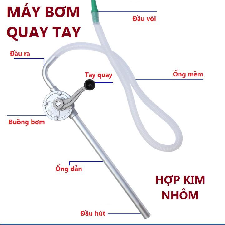 Bơm dầu quay tay hợp kim nhôm