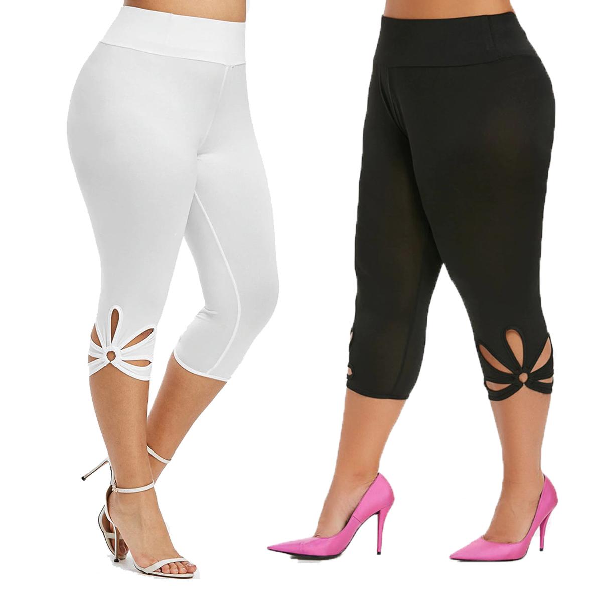 Nữ Quần Legging Thể Thao Tập Yoga Crop Quần Tập Gym Thun Legging Nữ Chắc Chắn Chạy Rỗng Ra Thể Thao L-5XL