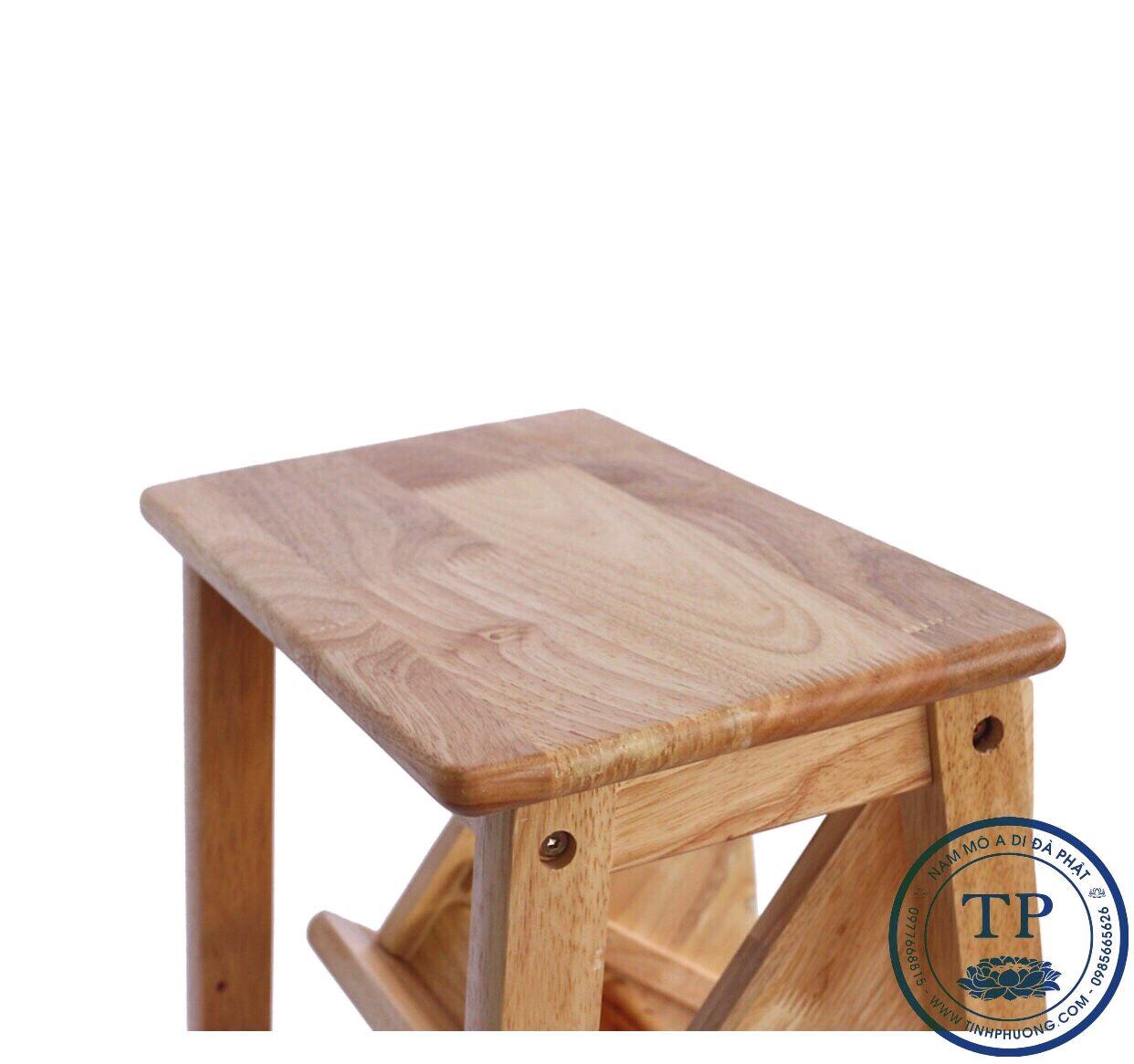 Ghế thắp hương 3 bậc - Gỗ cao su CAO 83CM