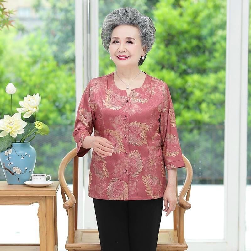 Áo lụa trung niên tay lỡ tặng bà, tặng mẹ
