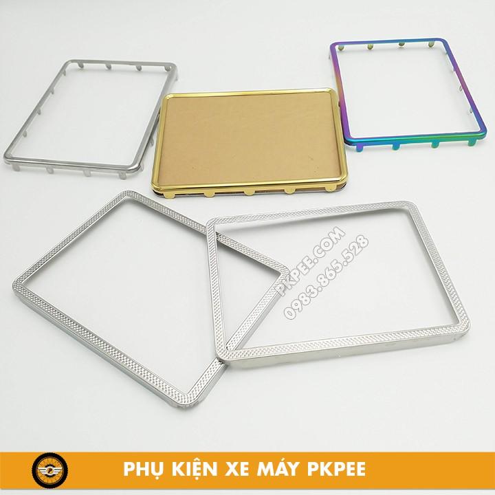 Khung Viền Ốp Biển Số Inox Gắn Dream, Wave, Sirius, Exciter,...
