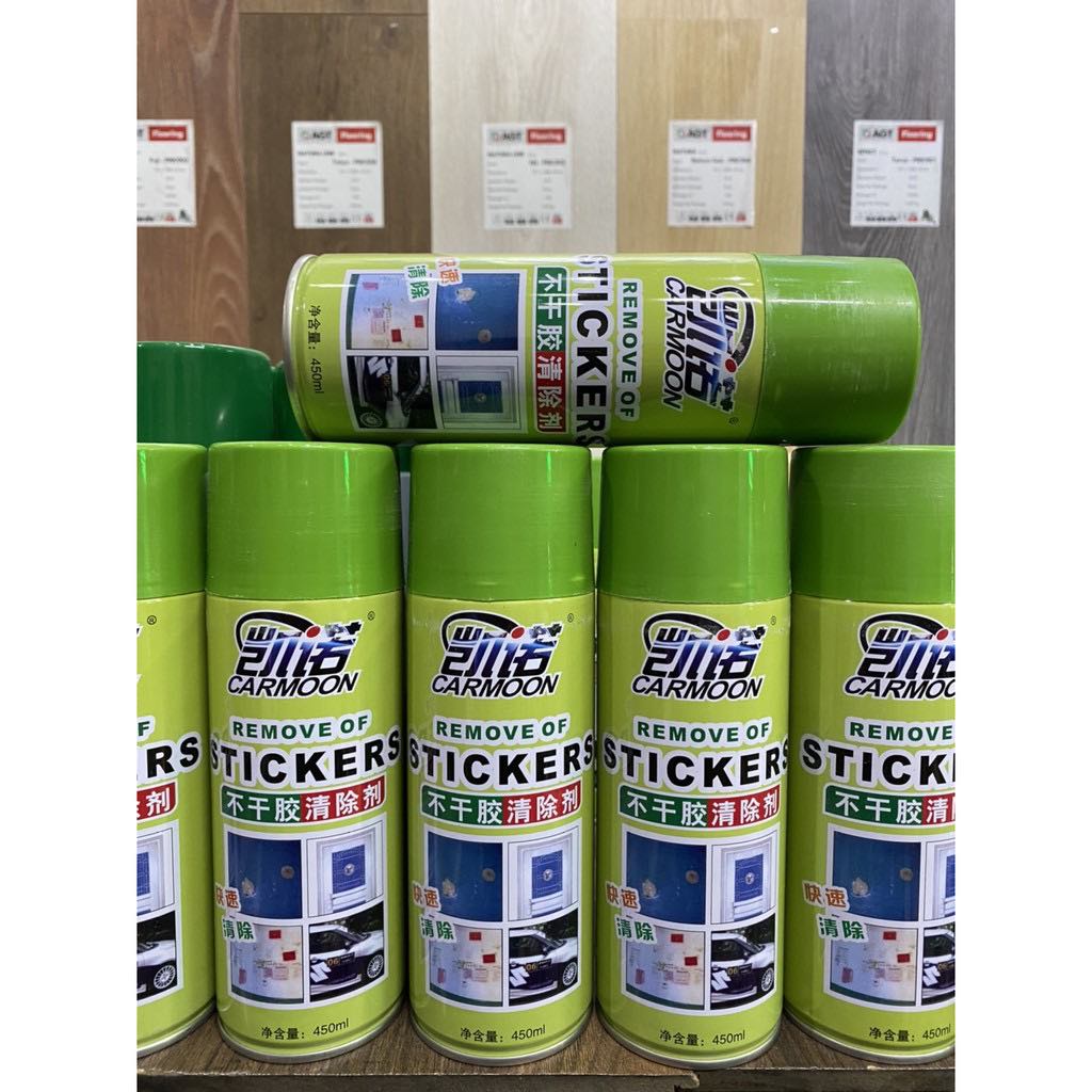 Combo 2 Chai Xịt Tẩy Keo Xốp Dán Tường - Giấy Dán Tường, Tẩy Băng Dính, Vệ Sinh Đồ Nội Thất 450ml