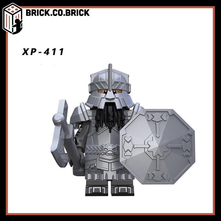 Quỷ Lùn Mô Hình Lắp Ráp Lính Trung Cổ Giáp Phụ Kiện Cực Chất Dwarf Diamond Armor The Hobbit KT1054 - XP417