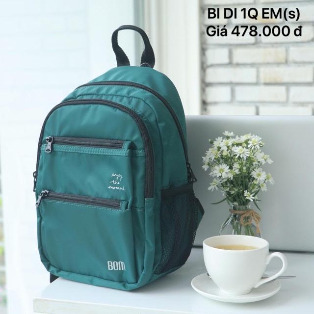Balo học sinh, sinh viên thời trang unisex với chất dù cao cấp nhẹ bền - BOM
