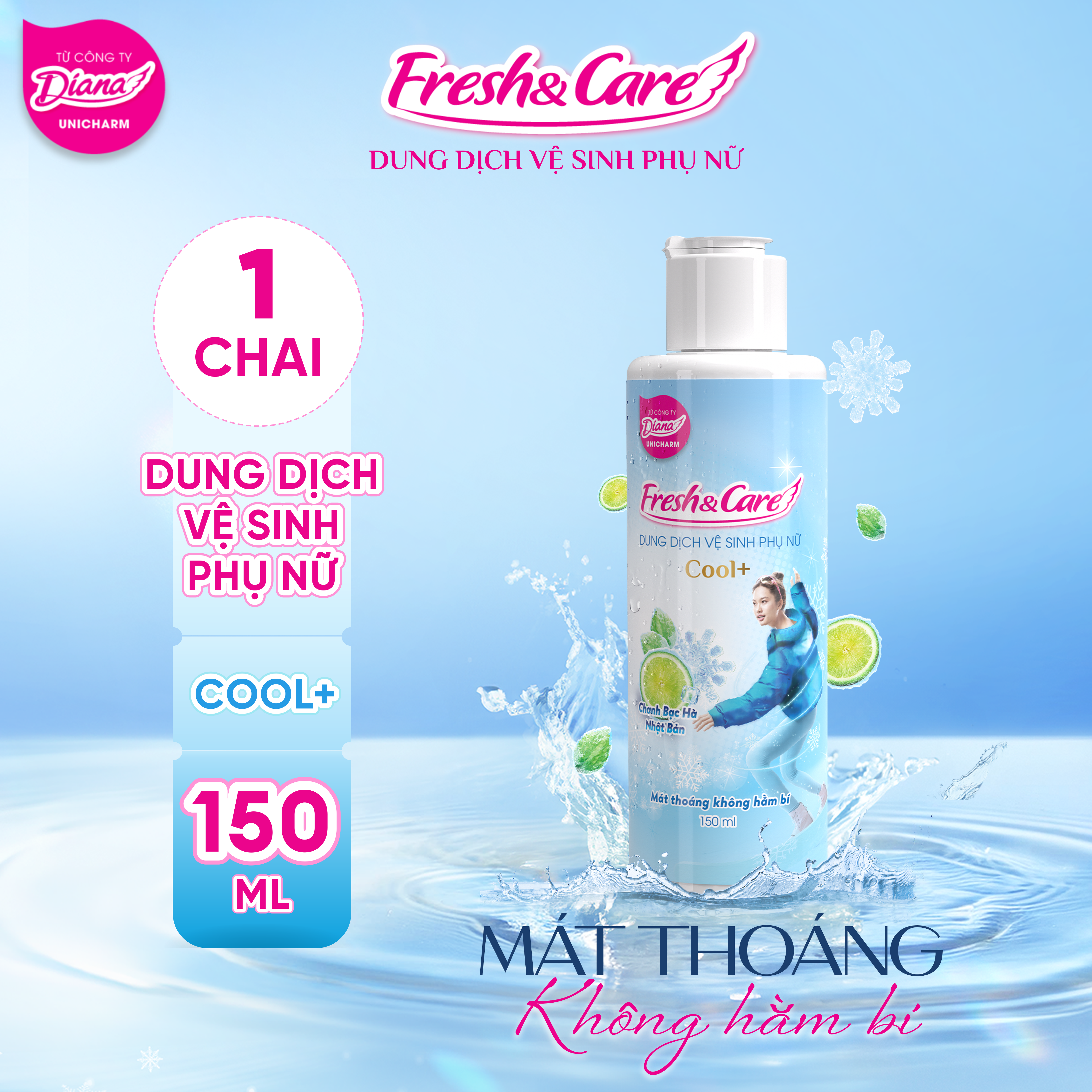 [MỚI] Dung dịch vệ sinh phụ nữ Fresh &amp; Care Cool
