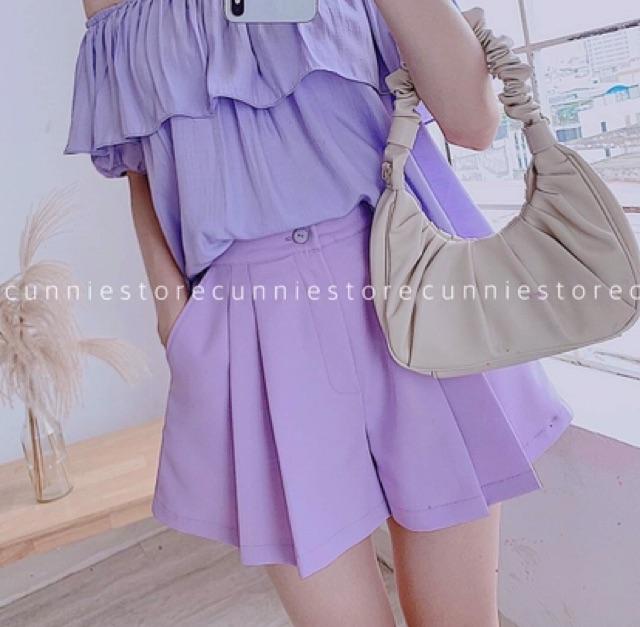 Quần Shorts Xoè Lưng Chun Sau Siêu Xinh
