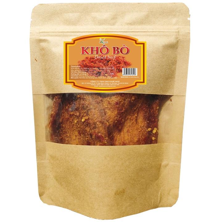 500G KHÔ BÒ MIẾNG VÀ 500G KHÔ GÀ SK FOOD