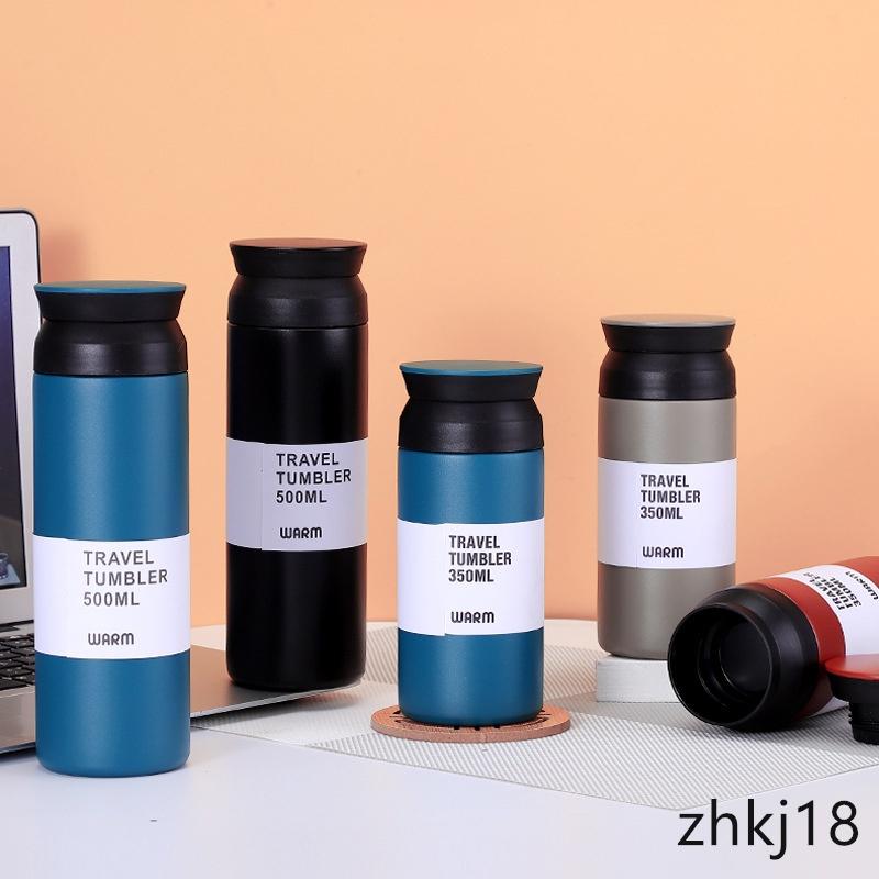 Bình nước giữ nhiệt chân bằng thép không gỉ 304 có 5 màu 350ml 500ml tiện dụng