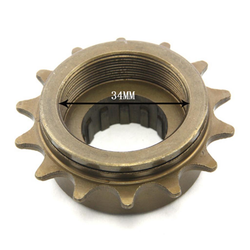 2xBicycle Freewheel 14T Teeth 34MM Single Speed Freewheel Flywheel Sprocket